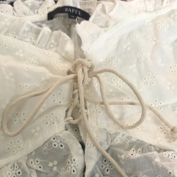 Zaful Peasant Top - Picture 3 of 5